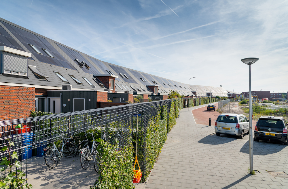 Zonnepanelen op woonhuizen